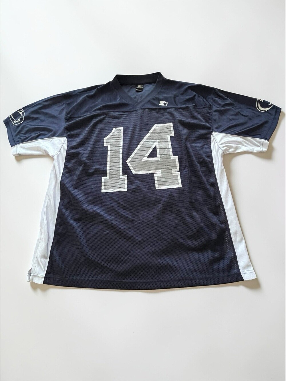 VNTG 90s Penn State Football Jersey Nike Mesh Nittany Lions NCAA Men’s 2XL